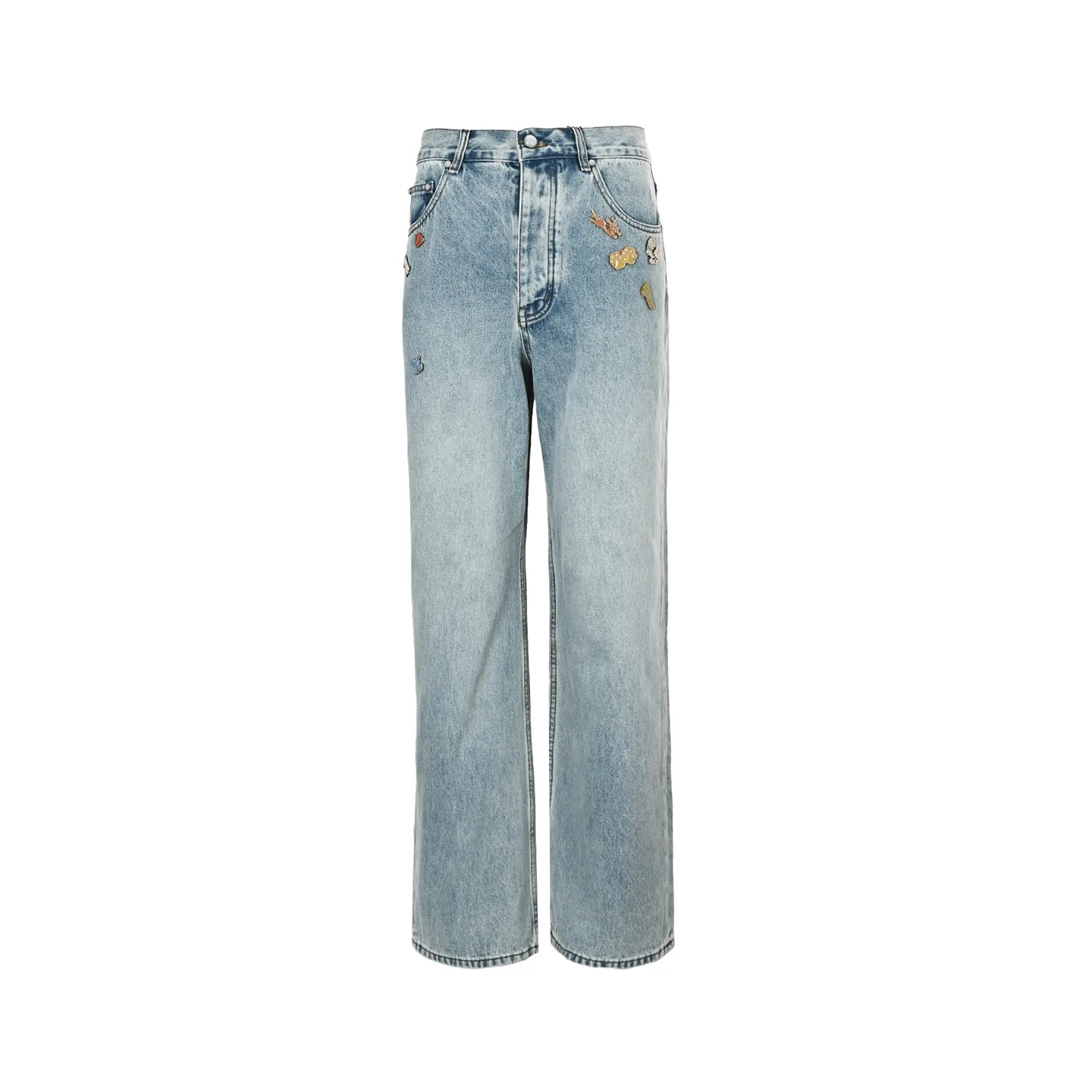 Louis Vuitton/Louis Vuitton hardware leather skateboard jeans